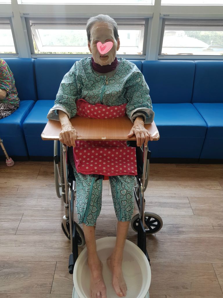 얼굴팩+족욕